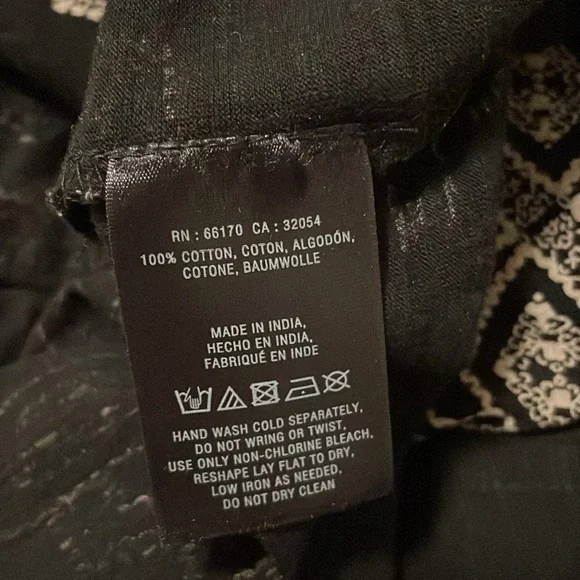 Akemi + Kin (Anthro) Romy Block Print Beaded Top - Picture 8 of 8